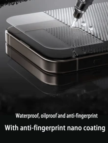 [3片裝高級鋼化玻璃螢幕保護貼]適用於小米/Apple手機，15、15C、15T、15T Pro、17、17 Pro、17 Pro Max，9H硬度鋼化玻璃技術防刮耐衝擊，疏油疏水防指紋，超薄高透明度，強韌彈性，滿足日常工作與商務需求，適合節日禮物/情人節/總統日/生日禮物/男朋友/女朋友 - 無色 - 查看 9