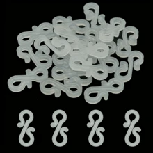 80/120pcs Outdoor Fairy String Light Hooks,Drainage Channel Light String Hook, For Gutters/Roofs, No-Drill UV-Resistant Plastic, Fairy Light Clips For Roof,Transparent Gutter Hooks,Christmas Light Hanging Kit - one-size - View 5