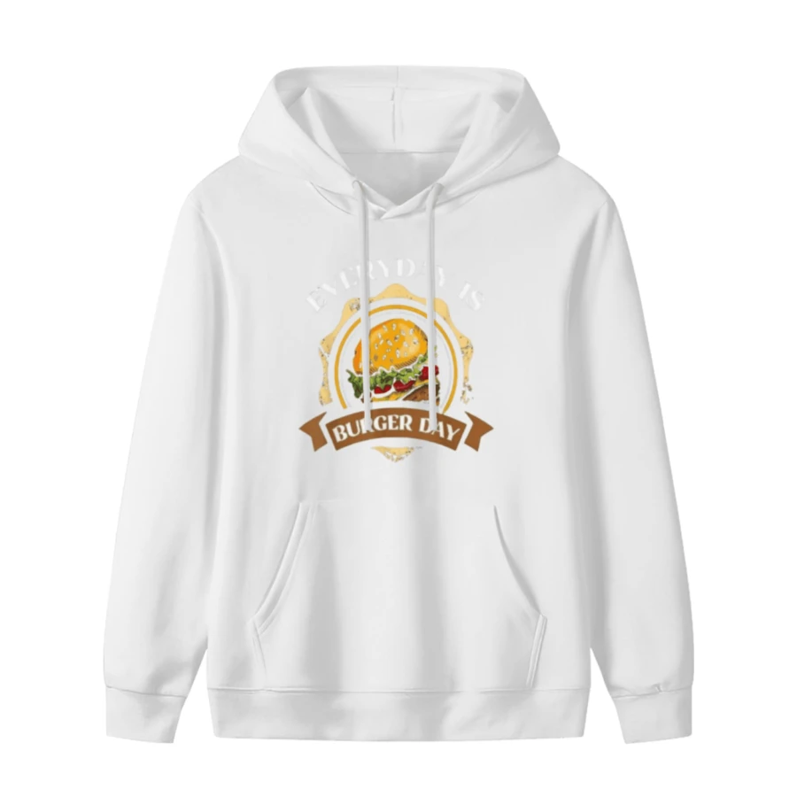 Every Day Is Burger Day - Funny Hamburger Lover Gift Hoodie Hoodie - Style 6 - View 1