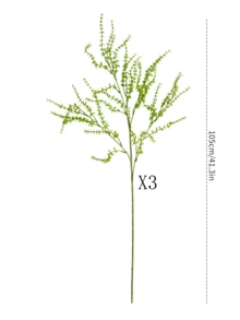 1/2/3 Cây giả cao 105cm, lá xanh, lá bạch đàn giả, thích hợp trang trí tường, phòng khách, phòng ngủ, đám cưới, tiệc tùng, bàn ăn. Trang trí nhà cửa, bàn làm việc, nhà bếp, đám cưới, bàn ăn, trung tâm bàn, văn phòng, vườn, ngoài trời, nhà, sân, thích hợp cho mùa xuân, hè, thu, đông. - màu xanh lá - Xem 10