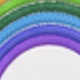 Conjunto com 4 peças [Roxo + Azul + Azul + Verde] embalado