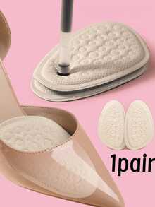 QKC 1双柔软跖骨垫，适用于高跟鞋，具有减震、吸湿排汗和防滑功能，适合女士夏季凉鞋，隐形前脚掌缓冲垫，鞋履配件礼品之选