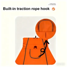 Thermal-Lined Dog Windbreaker Jacket, Warm And Windproof, Suitable For Medium To Large Dogs, Stylish Pet Coat - Orange - View 4