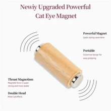 2pcs Combination Of New Wood Grain And Anti-Falling Strong Magnetic Cat Eye Nail Polish Special Cylindrical Strong Magnetic Force Iron Magnet Beauty Nail - Multicolor - View 3