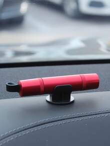 2-In-1 Car Safety Hammer, Multi-Functional Safety Hammer, Emergency Car Escape Tool - Seatbelt Cutter And Mini Fire Hammer Keychain, Window Breaker And Seatbelt Cutter, Escape Hammer, Home Safety Emergency Car Escape Tool, Car Essentials, Car Accessories, Car Tools - one-size - View 3