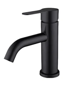 Bathroom Sink Faucet Single Hole Black Basin Mixer Tap Hot And Cold Stainless Steel Basin Mixer Tap Bathroom Accessories Bathroom Tools - Multicolor - View 14