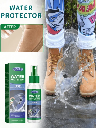 2026 Ny vattentät spray, nano vattentät spray lämplig för tyger, sportkläder, vita skor, fläckborttagare för väskor, tröjor och läder, luktfri bärbar spray, spray för vita skor, färgskyddande spray, nanospray, perfekt present till vänner och familj