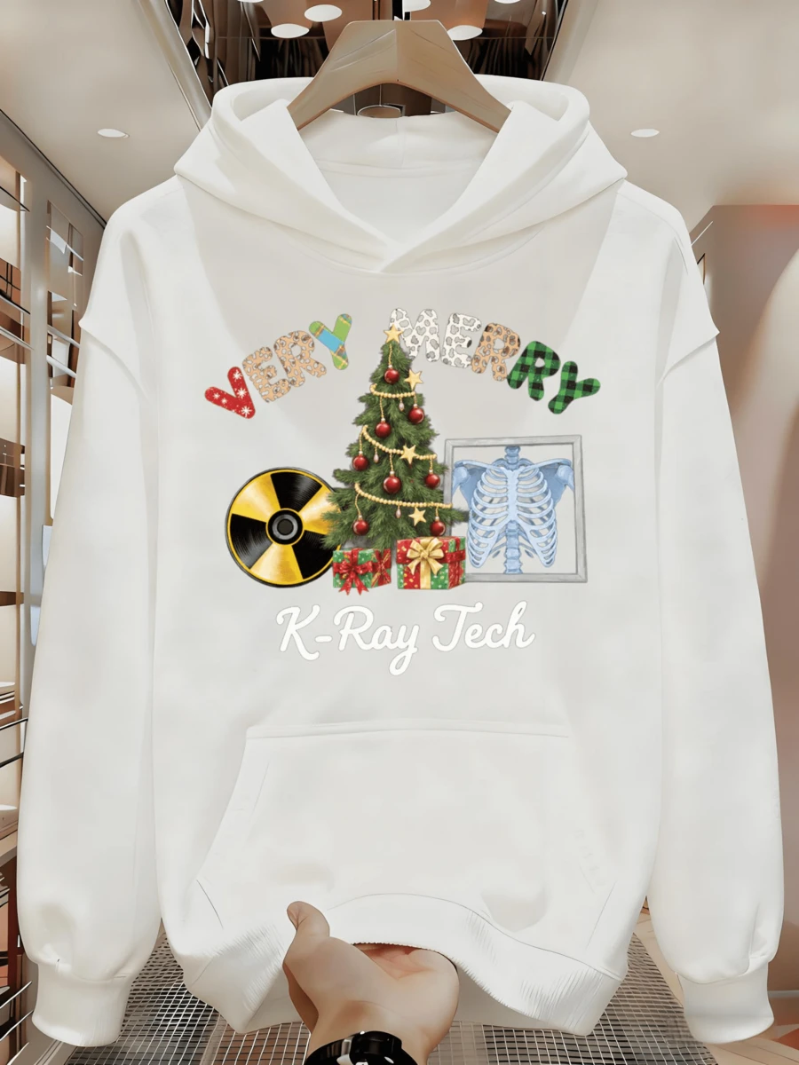 New Spring And Autumn Printed Hoodie For Men SNKU - 白色 - 查看 1