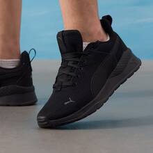 Puma Anzarun Lite Unisex Running Shoes, Non-Slip, Durable, Comfortable, Shock-Absorbing, Lightweight, Breathable, And Versatile. 371128-01 - Black - View 2