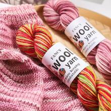 1pc/3pcs Hand Dyed Australian Wool Yarn, Soft And Warm, Used For Weaving Sweaters, Scarves, Jackets, Shawls, Blankets, DIY Various Handicrafts, Household Items - Multicolor - View 5