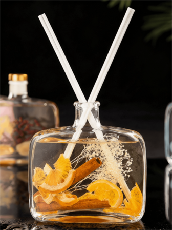 1瓶真花藤无焰香薰精油，持久留香，浴室除臭剂，奢华家居装饰点缀，100毫升，留香长达9个月，礼品和纪念品，香薰疗法，家居清新剂，香薰扩散器，礼物，家居装饰礼品，生日毕业礼物