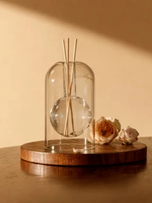 1个简约奢华双层玻璃香薰瓶，无焰香氛瓶。生日毕业礼物，Rama Comfort Home，温馨家居，特别礼物，高端咖啡厅用品，送给父母的礼物，生日礼物 - style A - 查看 2