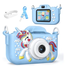 Kids' Camera, 1080P HD, 48MP, Video Recording Supported, Built-In Five Games, Perfect For Boys And Girls As Gifts For Children's Day, Christmas, Thanksgiving, Or Birthdays - Multicolor - View 12