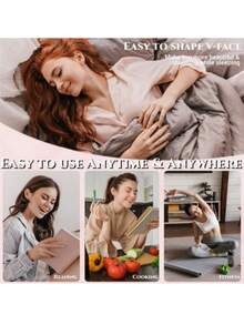 Chin Strap Sleep Trainer, V-Line Lifting Device, Reusable Face Bandage, Jawline Exerciser - Multicolor - View 2