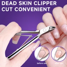 专业沙龙多功能美甲工具套装，超锋利角质层钳，轻松去除手指甲和脚趾甲老茧，男女通用家用美甲足部护理工具