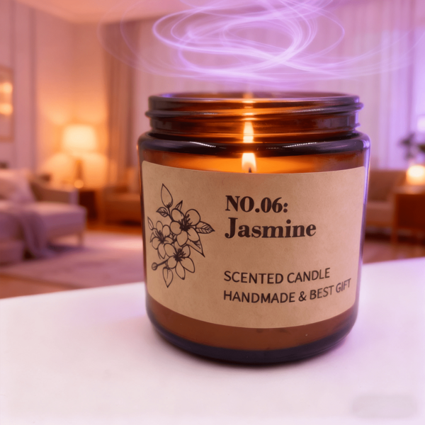 1pc Scented Candle, Fragrant Glass Jar Candle, Lavender, Jasmine And Other Fragrances - Thoughtful Gift, Suitable For Both Men And Women, Perfect For Intimate Friends, Colleagues, Teachers, Bosses, As Well As Gifts For Women And Anyone, Home Decor, Room Decor, Graduation Season, Christmas Decor, Christmas Gift