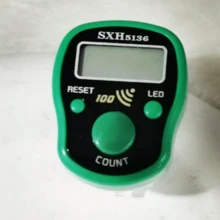 電子手指計數器，附LED數位計數器點擊器，可重設5位LCD數字顯示手持計數器，適用於高爾夫、商品計數、圈數與編織 - 彩色 - 查看 14