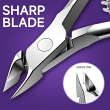 专业沙龙多功能美甲工具套装，超锋利角质层钳，轻松去除手指甲和脚趾甲老茧，男女通用家用美甲足部护理工具