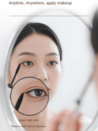 5X förstorande sminkspegel, handhållen rund por- och pormaskborttagningsspegel med sugkopp