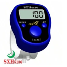 電子手指計數器，附LED數位計數器點擊器，可重設5位LCD數字顯示手持計數器，適用於高爾夫、商品計數、圈數與編織 - 彩色 - 查看 13