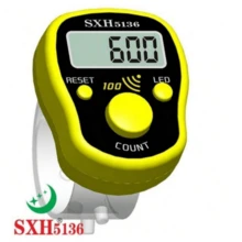 電子手指計數器，附LED數位計數器點擊器，可重設5位LCD數字顯示手持計數器，適用於高爾夫、商品計數、圈數與編織 - 彩色 - 查看 10