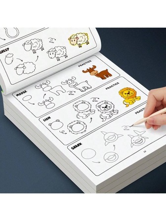 How To Dram Animal Simple Picture Book With Easy-To-Understand Content, Detailed And Practical Steps, Rich And Diverse Content, And Convenient For Practice. This Simple Picture Book Is A Very Useful Tool For Painting, Helping Us Quickly Master Painting Skills And Enjoy The Pleasure Of Painting