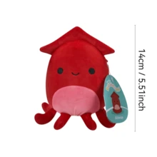 Squishmallows 5" Altman El Calamar Rojo Escuadrón de Vida Marina Jazwares - Altman - Ver 6