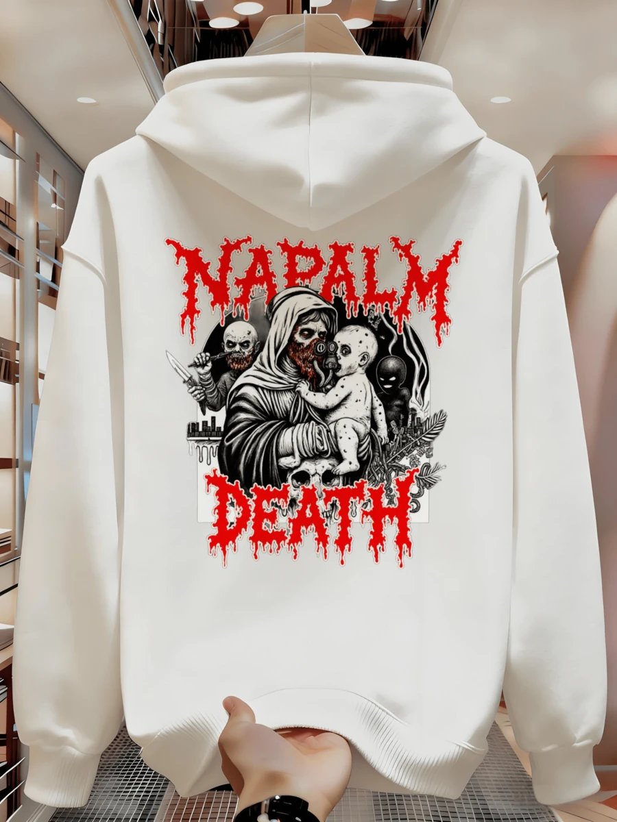 Men Hoodies - White - View 1