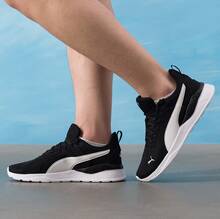 PUMA Anzarun Lite男女同款經典百搭織物平衡低筒休閒跑步鞋371128-02