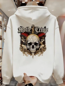 Nueva sudadera con capucha estampada delgada de primavera y otoño XCSW - Blanco - Ver 8