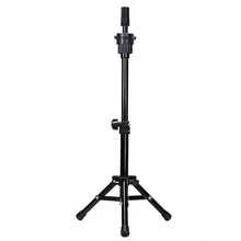 25" Wig Stand Tripod Adjustable Mannequin Head Stand Metal Mini Wig Head Stand For Training Mannequin Heads And Canvas Block Head - Black - View 8