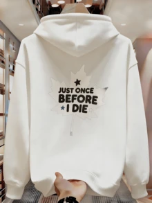 Sudadera con capucha impresa para hombres, sudadera casual con patrón, sudadera con capucha con bolsillo para primavera y otoño, sudadera con capucha como regalo para hombres PJBZ - Blanco - Ver 1
