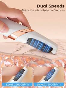 ملف قدم كهربائي، جهاز إزالة تصلب الجلد بالقدم قابل للشحن عبر USB مع سرعتين وبكرات قابلة للاستبدال وأضواء LED، أداة إزالة البشرة الصلبة احترافية لرعاية القدم للكعوب المتشققة والتصلب والجلد الميت، مناسب للرجال والنساء لإزالة الجلد الجاف والميت من القدم - متعدد الألوان - مشاهدة 7