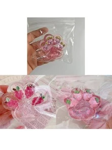 1pc High-Quality Realistic Fruit Series Cat Claw Squeeze Toy, Slow Rebound, Durable, Helps Relieve Stress For Children/Adults, Suitable As Gift For Children/Adults, Holidays/Halloween/Christmas, Interesting Toy For Boys/Girls, Easter Toy, Easter Gift, Easter Decor, Easter Basket Filler, Soft Squeeze Toy, Stress Relief Toy, Children Toy, Party Favor - Multicolor - View 20