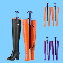 1pc/2pcs Multi-Color Combination Boot Shaper, Adjustable Elastic Boot Shaper, Tall Boot Shaper, Boot Clip, Multi-Color Options, Boot Holder, Shoe Shaper, Women Tall Boot Rack, Adjustable Over-The-Knee Boot Clip - Multicolor - View 3
