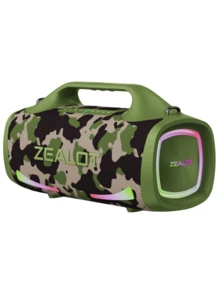 ZEALOTS79 100W 無線喇叭，具備 RGB 彩色燈光、支援 SD 卡/USB/AUX 介面，並可進行免持通話。適合戶外活動、舞會、家庭聚會及海灘派對 - 均碼 - 查看 14