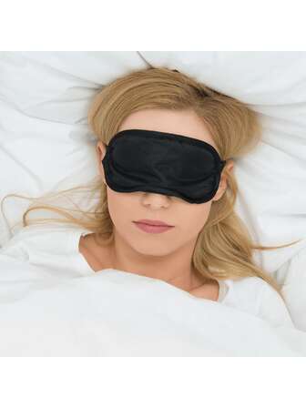 1pc/3pcs This Portable Light-Blocking Sleep Mask Has A Compact Design (Easy To Carry In Bags/Purses) - Perfect For Travel, Office Naps, Or Daily Sleep. The Soft Fabric Feels Gentle On The Skin, While The Adjustable Strap Fits All Head Sizes (No Tightness). Blocks 100% Of Light To Help You Fall Asleep Faster, A Must-Have For Rest Anywhere.
