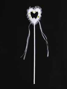1pc Elegant Angel Halo Feather Headband - Princess Costume/Party Accessory - White - View 8
