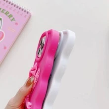 1个可爱蝴蝶结、爱心、亮片、星星图案马卡龙色手机壳，兼容三星Galaxy S25、S24、S24+、S24 Ultra、S24 FE、S20、S21、S22、S23以及11、11 Pro、11 Pro Max、12、12 Pro、12 Pro Max、13、13 Pro、13 Pro Max、14、14 Pro、14 Pro Max，国际版，非国内版。 - 淡紫色 - 查看 5