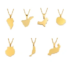 قلادة واحدة لجزر الكناري في إسبانيا: إل هييرو، لا بالما، لا جوميرا، تينيريفي، جران كناريا، فويرتيفنتورا، لانزاروتي للنساء - متعدد الألوان - مشاهدة 6