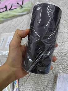 1/2/5/10件 16cm長 純色圓筒形紙巾收納盒，創意居家捲筒衛生紙架，白色紙板紙巾收納桶，適用於浴室、廚房、客廳 (6.8*16cm) - 黑色 - 查看 2