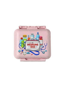 Mini 6-Compartment Portable Pill Box, 6-Slot Small Pill Box, Pink Small Pill Box (With "Medicine" Letter), 6-Day Pill Box, Letter Travel Pill Box, 6-Compartment Portable Pill Box, Daily Vitamin Pill Box, Wallet-Style Small Pill Box, Letter Pendant Storage Box, Earring, Ring, Jewelry Storage Box, Essential For Dorm, Home, Travel - Multicolor - View 13