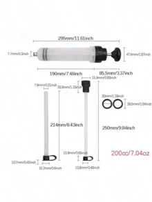 Fuel Extractor, Injector Bottle Replacement, Car Fuel Extractor Pump, Manual Tool, Manual Fuel Change Pump With Hose, Fuel Line - Easy-To-Use Fluid Extractor And Filler, Durable Maintenance Tool, Car Oil Extractor, Car Brake Fluid Change Tool, Fuel Pump, Suitable For Manual Car Oil Extractor - Durable Fuel Change Pump With Hose - Car Supplies - Car Parts - Multicolor - View 8