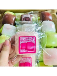 Hawaii Mini Squishy Cake, Slow Rebound Stress Relief Soft Delicate Creative Fidget Toy, Relaxation Gift, Birthday Present, Prank Toy - Multicolor - View 12