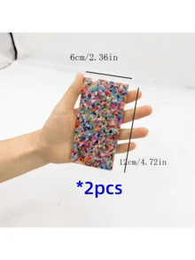 1/2/3pcs 4.7*2.4 Inch Silicone Exfoliating Anxiety Relief Toys, Exfoliating Anxiety Mat, Adult Relaxation Anxiety Toys, Party Favors, Gift Filler - Multicolor - View 13