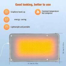 1 Piece Of Intelligent Timed Overheating Protection Electric Blanket, Suitable For Indoor Household Use, Electric Blanket Heating, Multi-Functional Hand And Shoulder Protection Scarf Style Heating Pad In Winter, Suitable For Hands, Back, Neck, Shoulders, Abdomen, Knees And Legs, The Best Holiday Gift For Friends And Family Insulation, Galentines, Puppy, Carnival - Multicolor - View 11