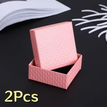 2/5/8/10/12/15pcs Jewelry Box, Diamond Pattern Jewelry Packaging Box, Silver Jewelry Necklace Box, Ring & Earring Storage Box - Gift Boxes - View 24