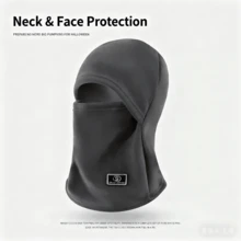 Winter Thick Cycling Face Mask, Windproof Warm Neck Gaiter Suitable For Helmet, Motorcycle, Electric Bike For Men