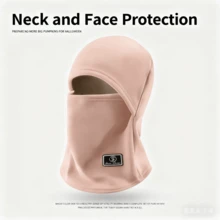 Winter Thick Cycling Face Mask, Windproof Warm Neck Gaiter Suitable For Helmet, Motorcycle, Electric Bike For Men