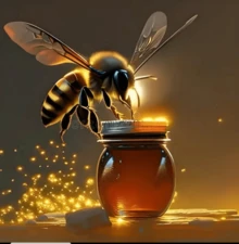 Large 12 Pack Of Natural Honey Pack With Natural Jelly - Bee Pollen From Ginseng & Herbs, Full Box Of 20G Honey 12 Sachets - Mua một, tặng một - Xem 7